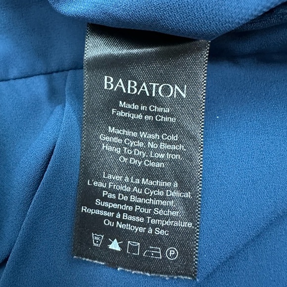 Babaton Aritzia Conan Wide Leg Pant, High Rise - Navy Blue - Picture 10 of 12